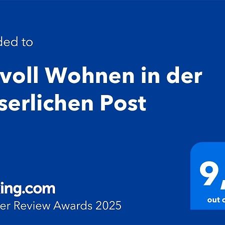 Stilvoll Wohnen In Der Kaiserlichen Post Westerstede Exterior photo